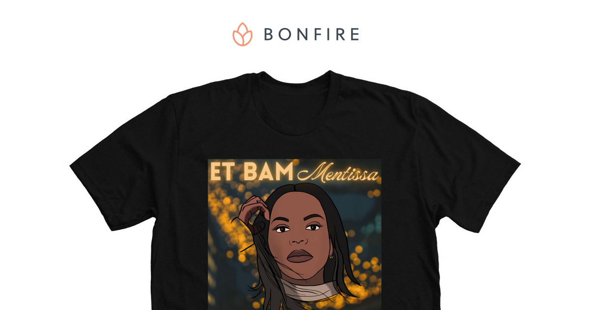 Et Bam - Mentissa Hand Drawn Design T-shirt | Bonfire