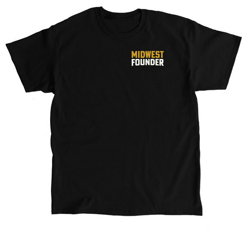 Midwest Founder - Black Apparel, a Black Classic Unisex Tee