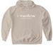 i swallow (fighting eating disorders), a Sand Gildan Softstyle Pullover Hoodie
