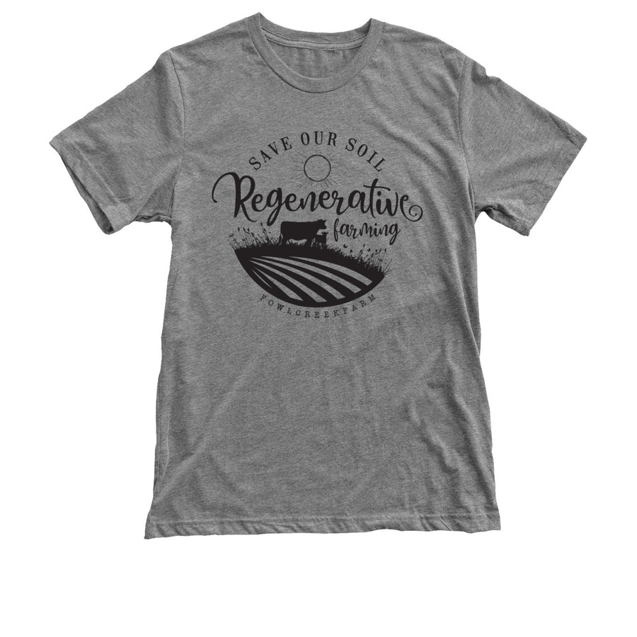 Save Our Soil, a Premium Heather Triblend Unisex Tee