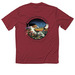 Where the Rare is Commonplace - Activewear, a True Red Classic Performance Tee (back-view)