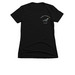 Snaggers Fishing Club, a Black Women's Slim Fit Tee