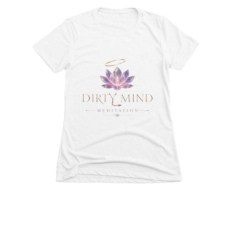 Brand Merch, a White Women's Slim Fit Tee