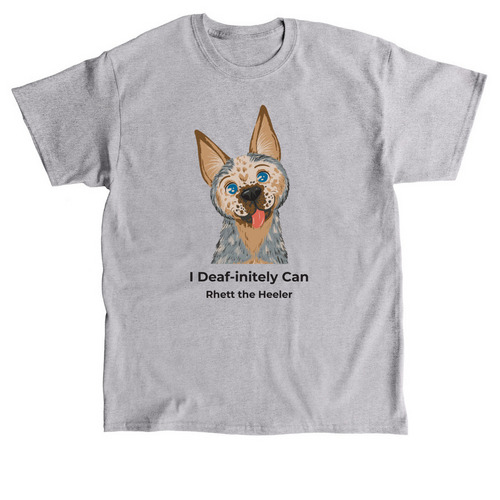 I Deaf-initely Can, a Sport Grey Classic Unisex Tee