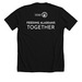 Volunteer Shirt, a Solid Black Blend Premium Unisex Tee (back-view)