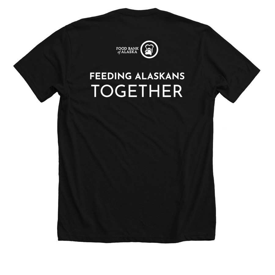Volunteer Shirt, a Solid Black Blend Premium Unisex Tee (back-view)