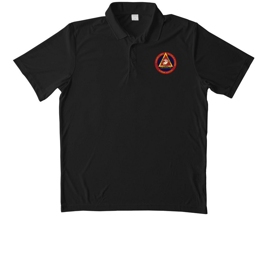 Polo, a Black Unisex Performance Polo