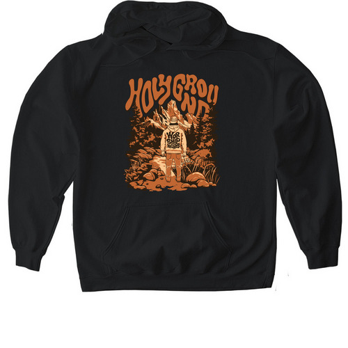 Holy Ground, a Black Gildan Softstyle Pullover Hoodie