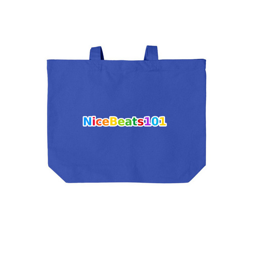 NiceBeats101 Totes, a True Royal Cotton Canvas Tote Bag