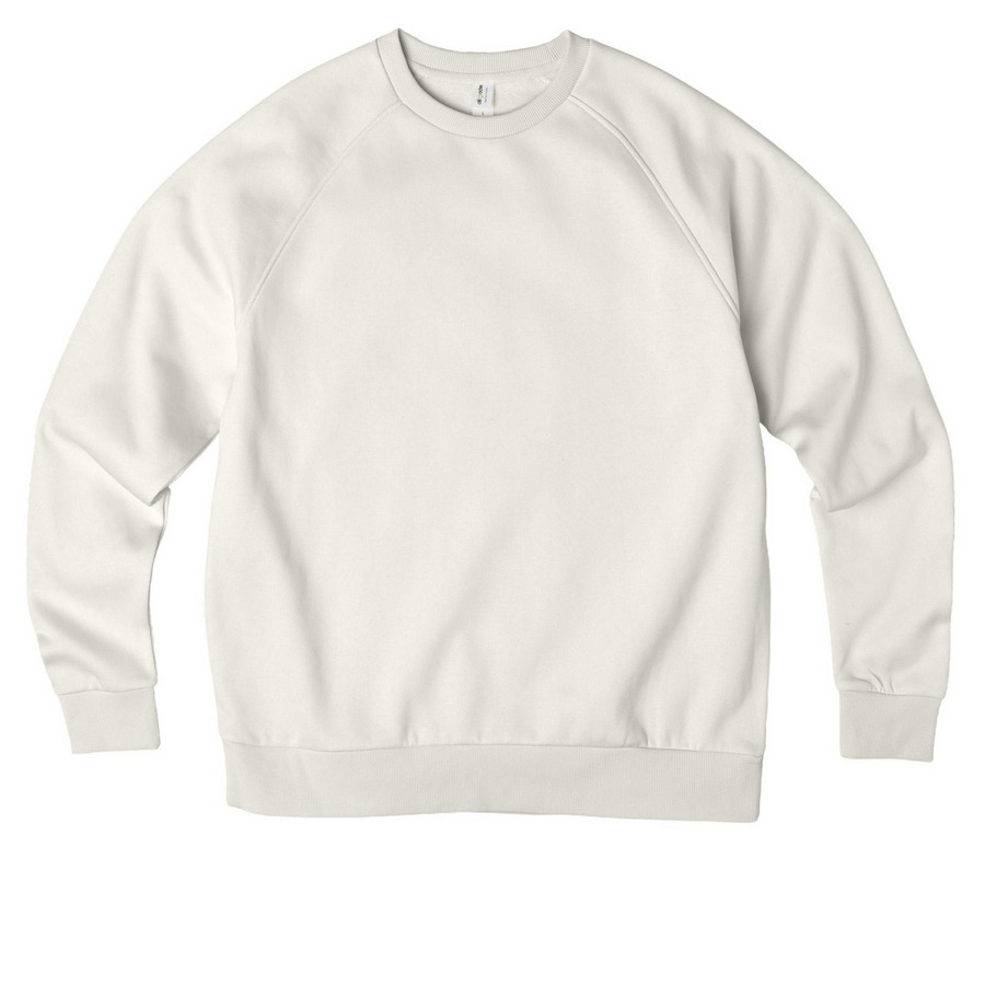 Emunah BBG Crew, a White Sand Allmade Organic CVC Crewneck Sweatshirt