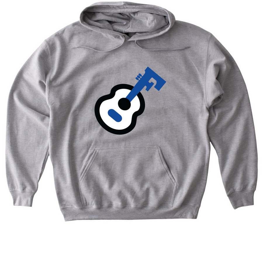 FMN Guitar Logo T-shirt &Sweatshirts, a Sport Grey Gildan Softstyle Pullover Hoodie