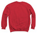 The Typewriter, a Red Crewneck Sweatshirt (back-view)