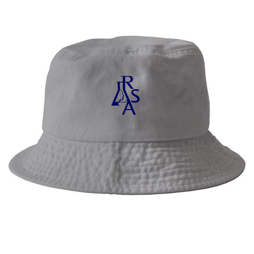 RSA Hat, a Grey Printed Bucket Hat