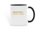 The Glow Collection | Mugs, a Black Two-Tone Ceramic Mug