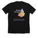 Prism Project, a Solid Black Blend Premium Unisex Tee (back-view)