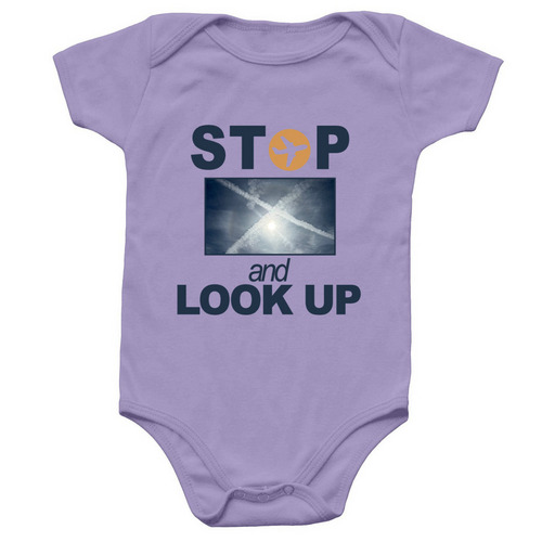The Geofight Infant Onesies, a Lavender Infant Onesie