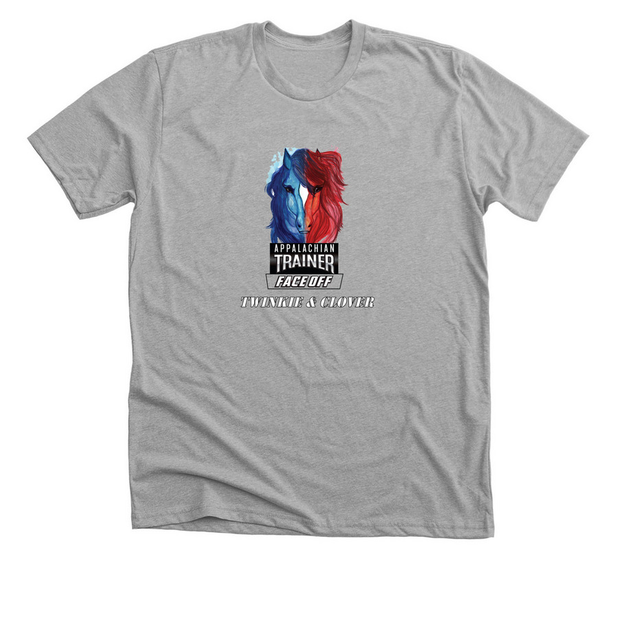 Clover and TWINKIE, a Athletic Heather Premium Unisex Tee