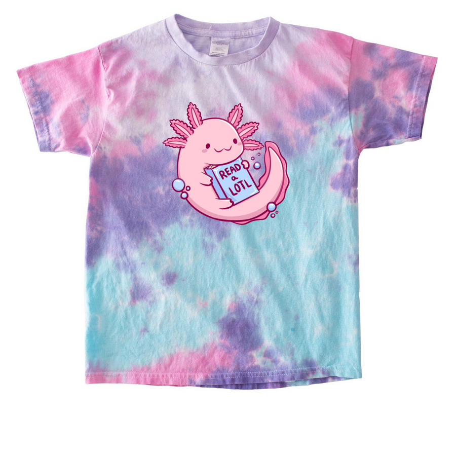 Read a LOTL (youth + adult sizes!), a Cotton Candy Youth Tie Dye Tee