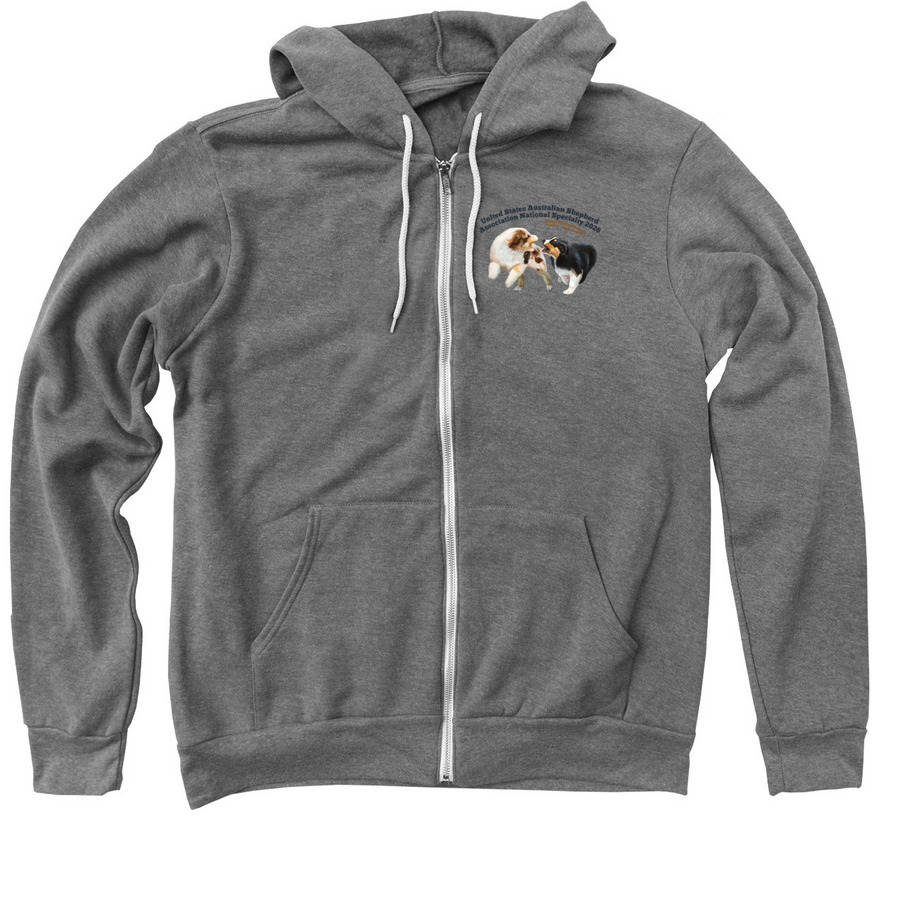 2026 USASA Merchandise, a Deep Heather Zip Up Hoodie