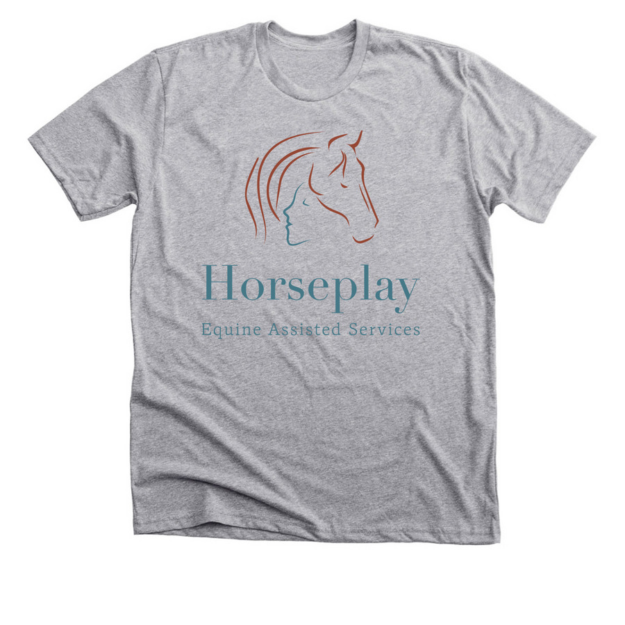 Horseplay Inc inaugural Fundraiser, a Athletic Heather Premium Unisex Tee
