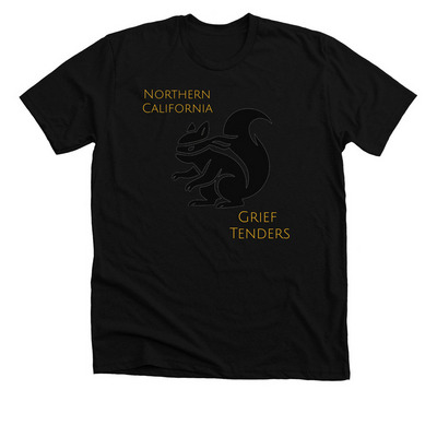 NCGT, a Solid Black Blend Premium Unisex Tee