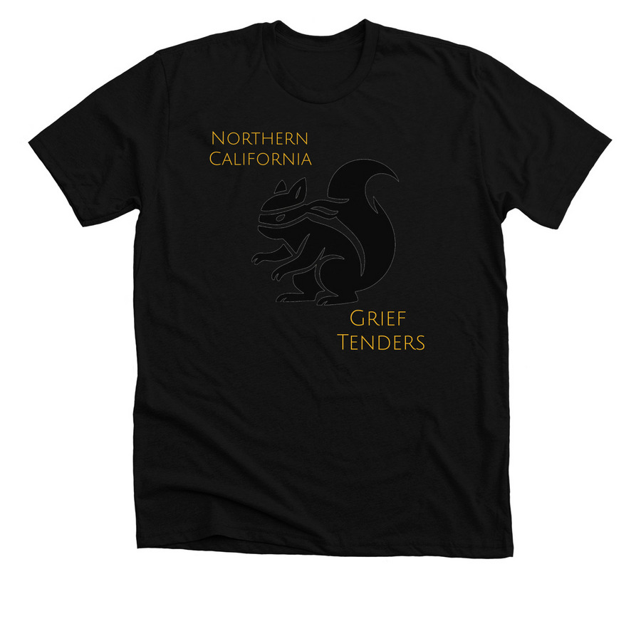 NCGT, a Solid Black Blend Premium Unisex Tee