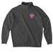 "Dream Team"- Girls Logo Collection, a Asphalt Midweight Quarter Zip Pullover