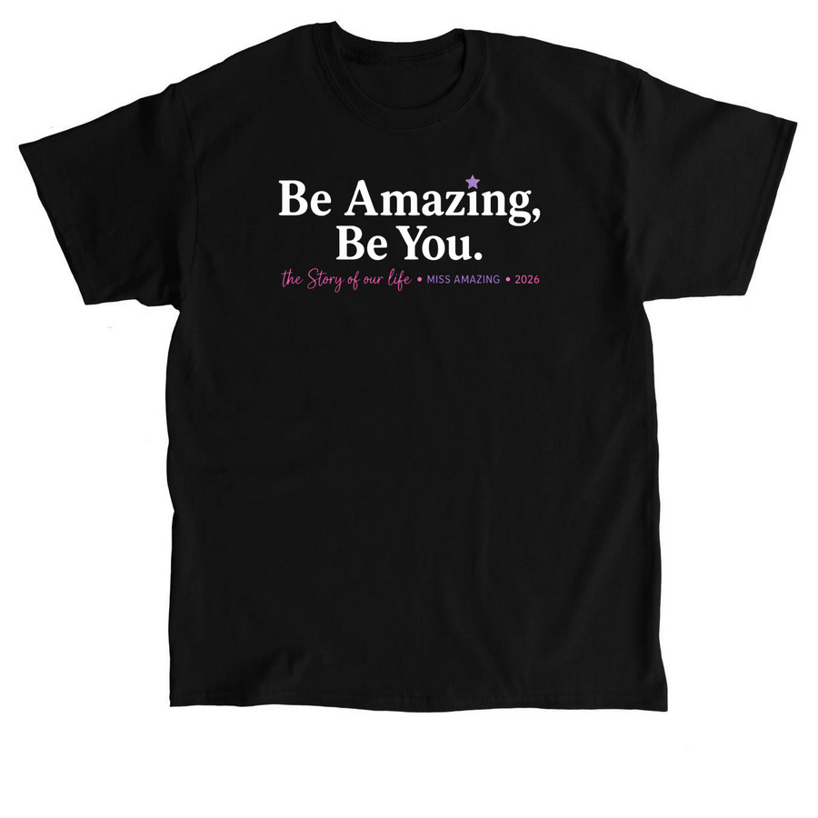 Story?s Road to National Miss Amazing Summit!, a Black Classic Unisex Tee