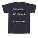 No Balls, No Brawls, a Navy Union Made Unisex Tee (back-view)