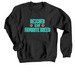 Rescued is my Favorite Breed Sweatshirt, a Black Crewneck Sweatshirt