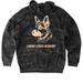 CCA GSD HOODIE, a Black Camo Heavyweight Camo Pullover Hoodie (back-view)