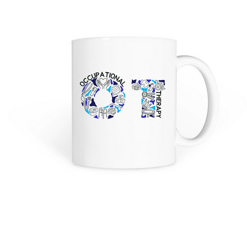 OT Elmhurst Mug, a White Coffee Mug