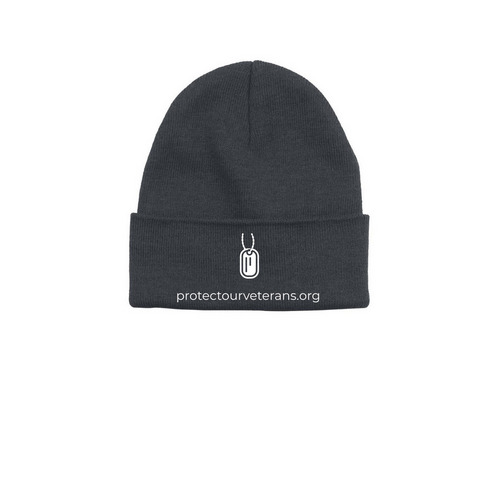 POV winter beanies&nbsp;, a Heather Grey Printed Base Camp Beanie