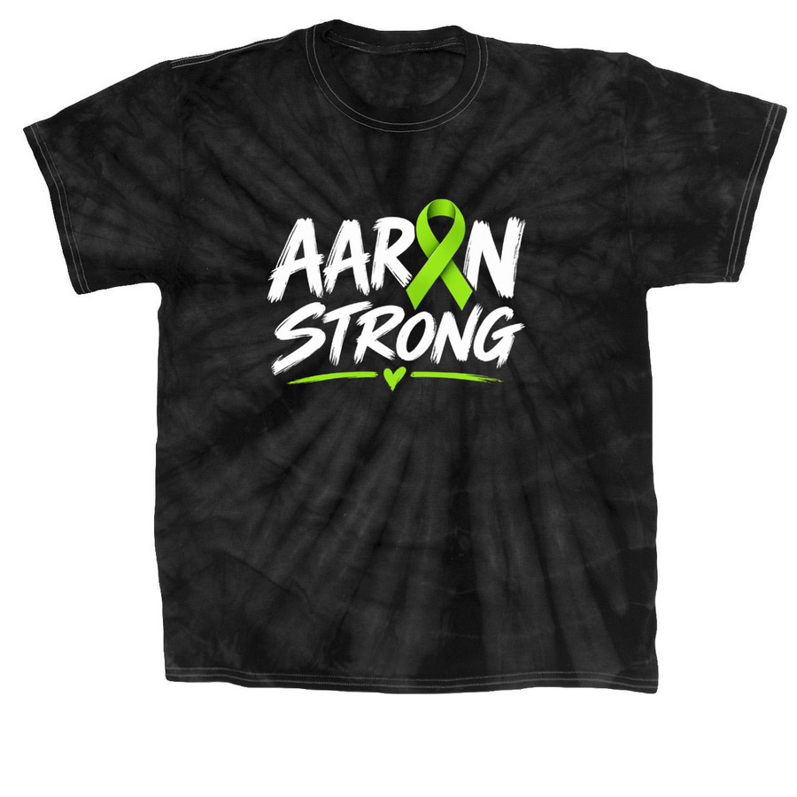 Aaron Strong, a Black Classic Tie Dye Tee