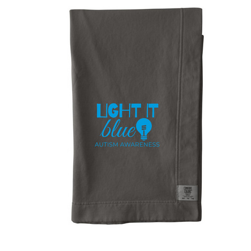Spectrum Glow Blanket, a Pepper Comfort Colors Blanket