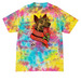Speak of the Devil Weed Queen, a Jeweltone Colorburst Crystal Tie Dye Tee (back-view)