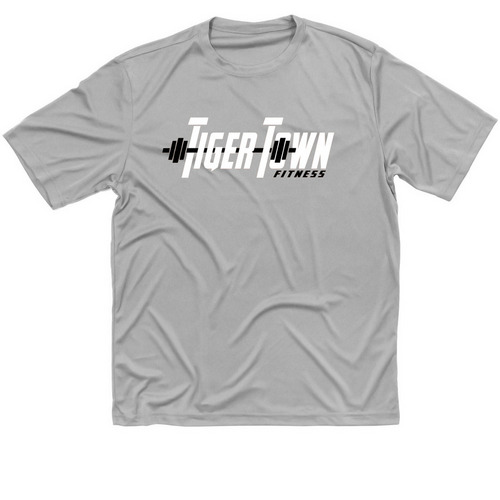 Tiger Town Fitness Active, a Silver Classic Performance Tee