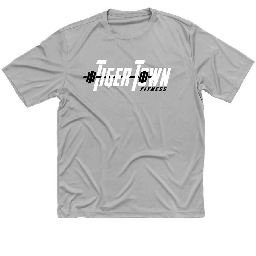 Tiger Town Fitness Active, a Silver Classic Performance Tee