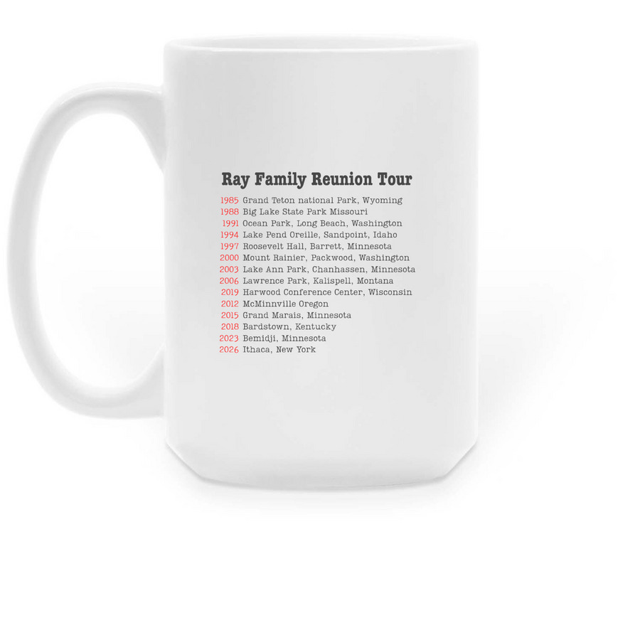 Mugs, a White Large Coffee Mug (back-view)