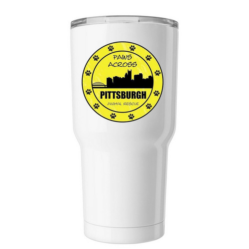 Insulated Tumbler, a White Insulated Tumbler