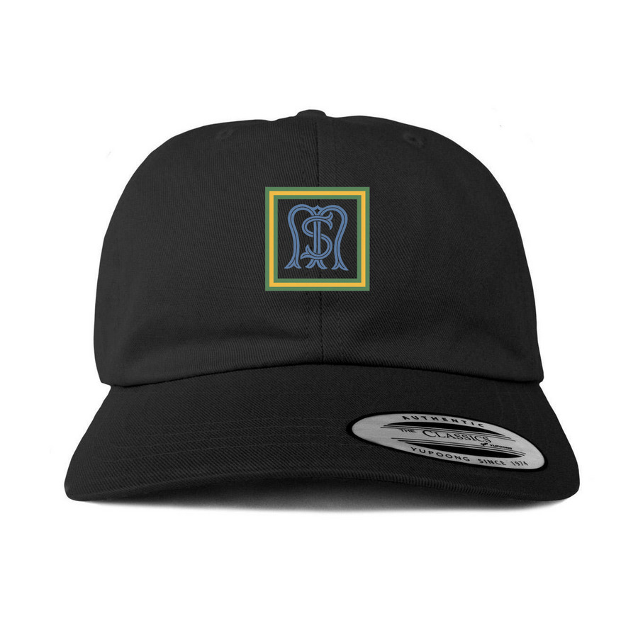 Throwback Logo Hats, a Black Printed Classic Baseball Cap