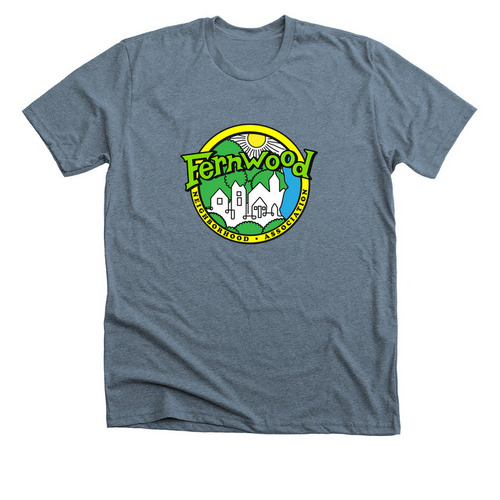 Fernwood Gear 2024 Fundraiser, a Heather Slate Premium Unisex Tee