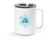 TZEMS Travel Mug #1, a White Stainless Steel Travel Mug
