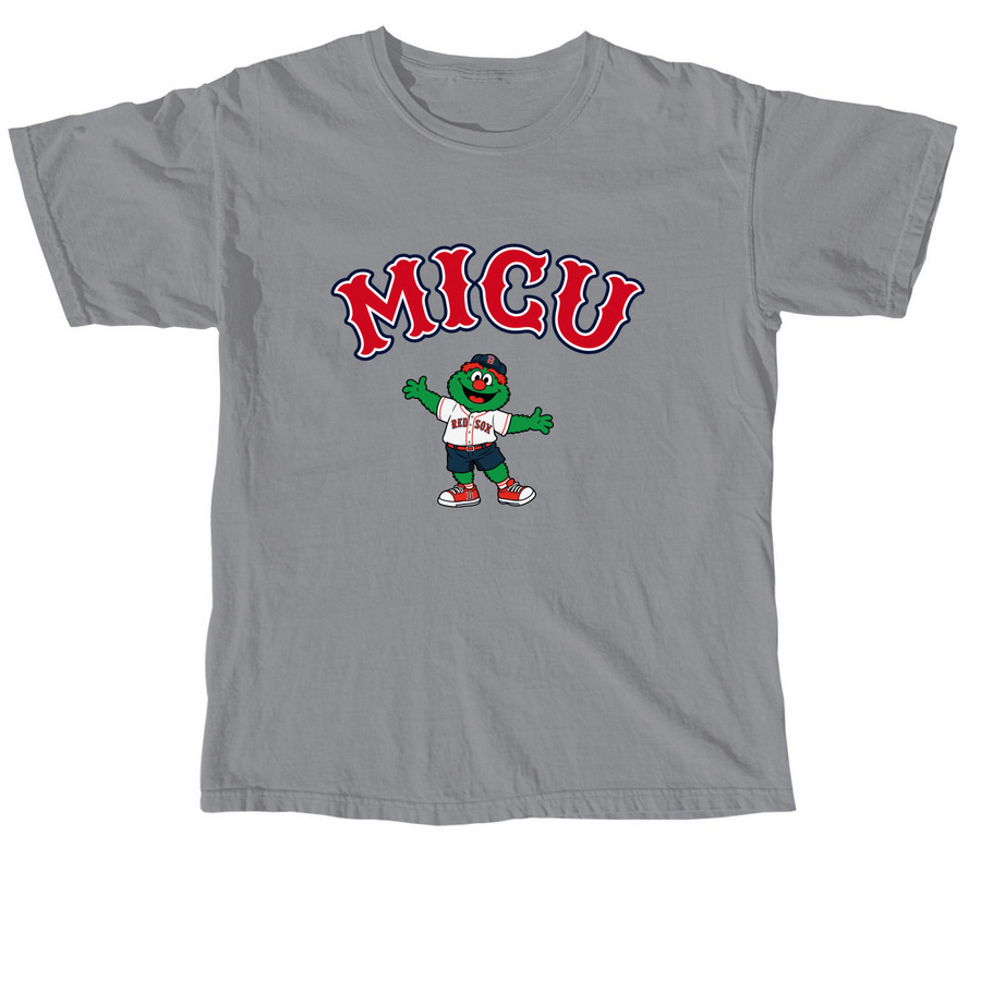 MICUxRed Sox, a Granite Comfort Colors Unisex Tee