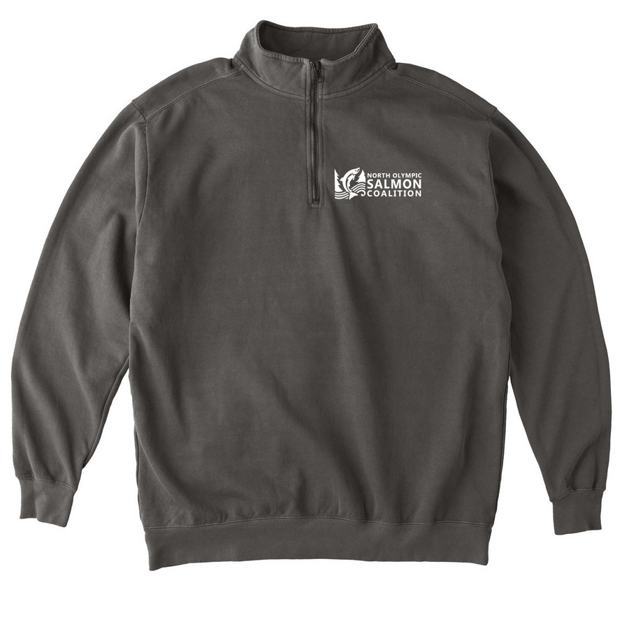NOSC Zips, a Pepper Comfort Colors Quarter Zip Pullover
