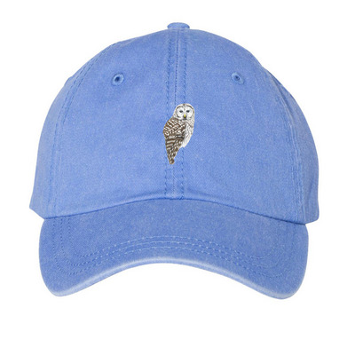 Taghkanic Community Forest Hats, a Periwinkle Printed Pigment Dye Baseball Cap