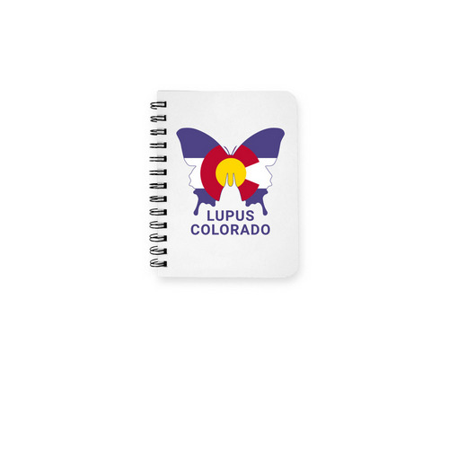 Lupus Colorado Notebook, a White Spiral Notebook