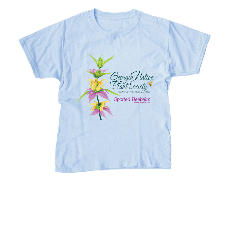 Spotted Beebalm 2023 Plant of the Year, a Light Blue Youth Unisex Tee