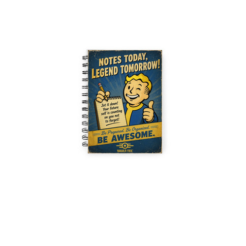 Notes, a White Spiral Notebook