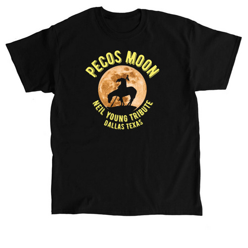 Pecos Moon T, a Black Classic Unisex Tee